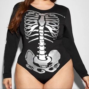 Skeleton Leotard 3x